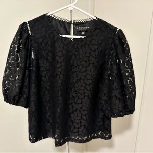 Laundry by Shelli Segal Floral Lace Blouse